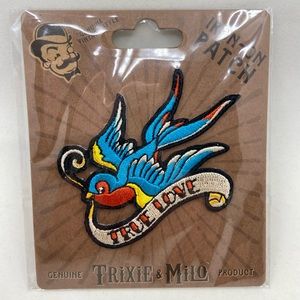 True Love Sparrow Iron On Patch By Trixie And Milo